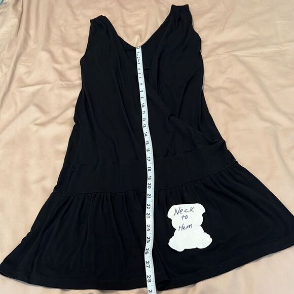 Moda International size XXS LBD backless mini dress or coverup GUC - Picture 6 of 6